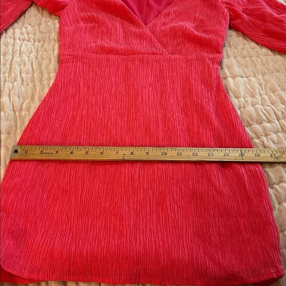 House of Harlow 1960 x REVOLVE Vero Mini Dress in Fuchsia. Size extra small. - Picture 5 of 10